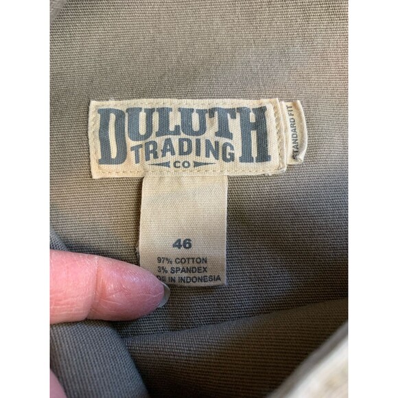 Duluth Trading Flex Fire Hose Shorts Mens 46 Brown Cargo Workwear - Picture 4 of 7